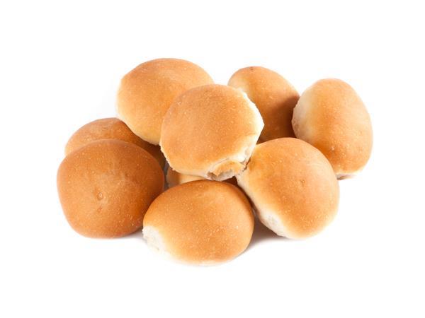 Mini witte bollen per 10