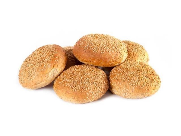 Bruine bollen sesam per 6